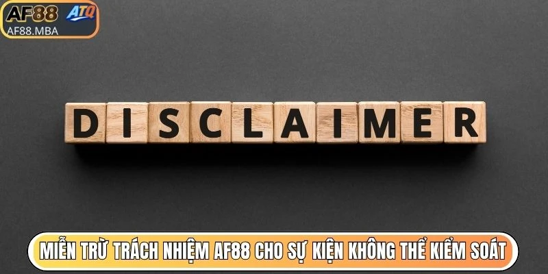 Miễn Trừ Trách Nhiệm AF88 - Quy Định Người Chơi Cần Biết